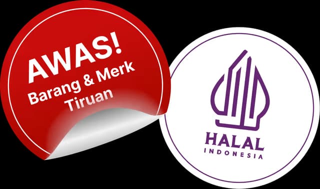 AWAS Barang & Merk Tiruan, Halal Indonesia